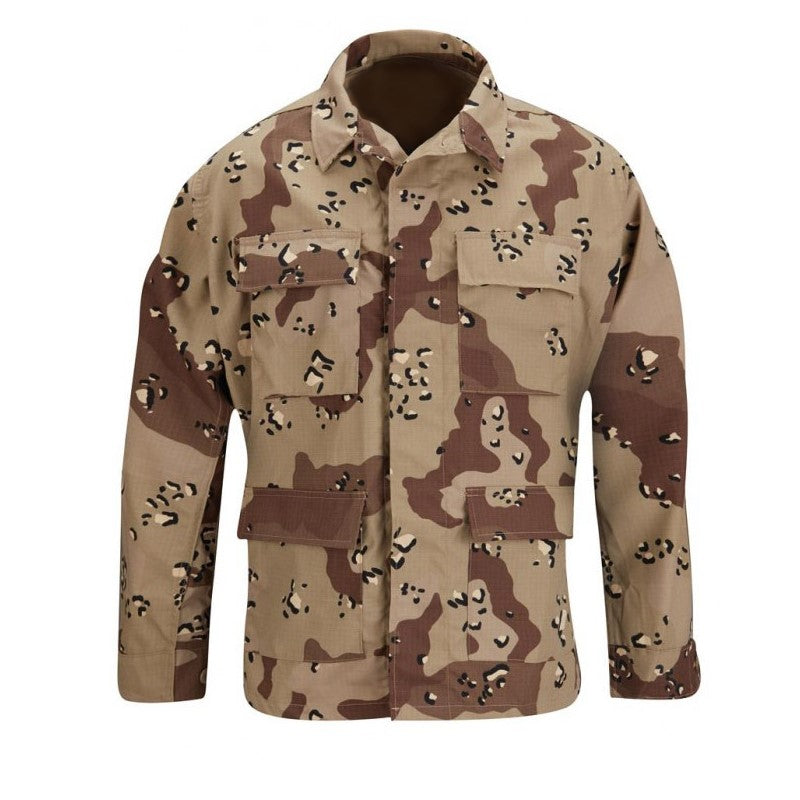 Mil Spec. Ripstop Cotton BDU Shirt in Khaki, alternate view 13