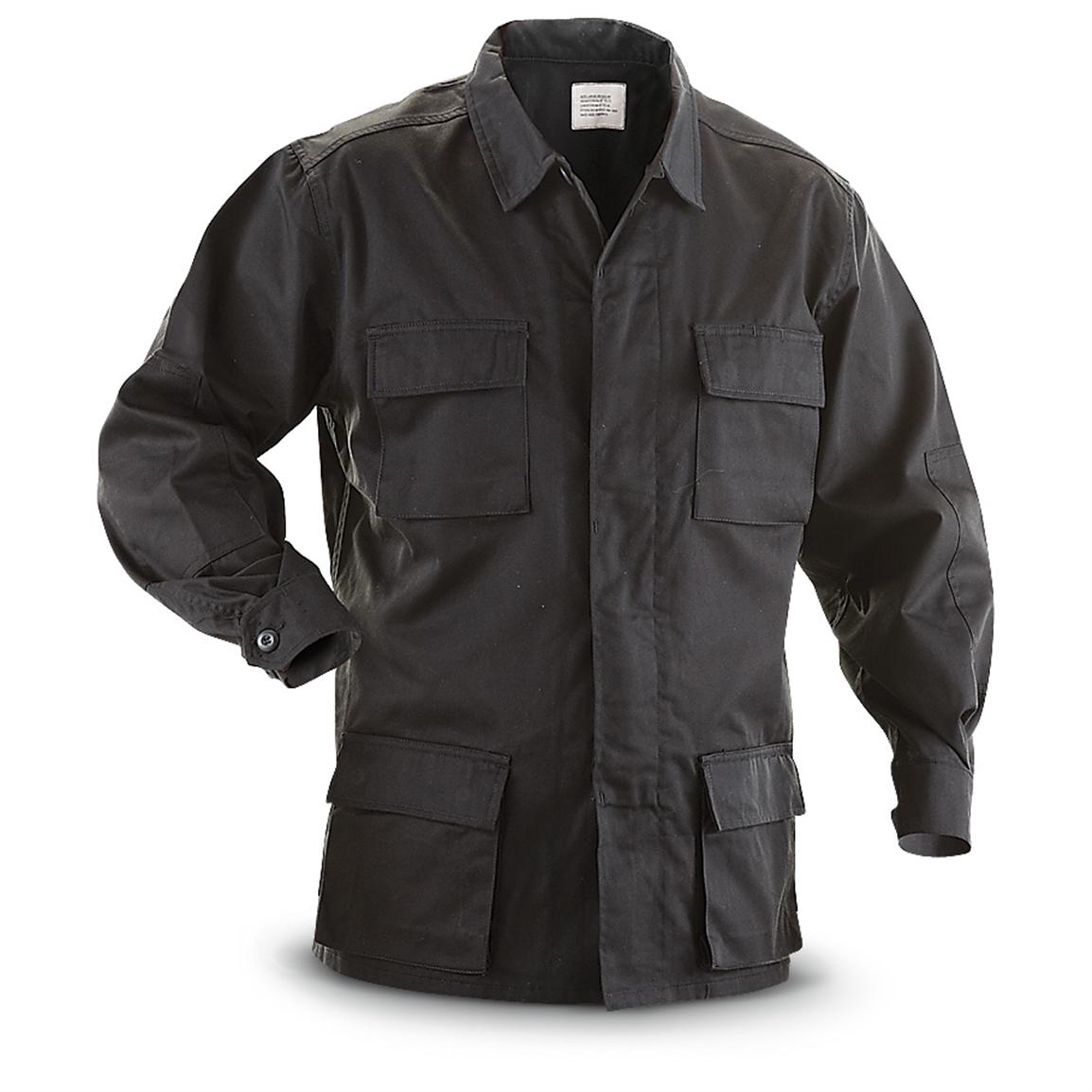 Mil Spec. Ripstop Cotton BDU Shirt in Camo, alternate view 11