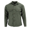 Long Sleeve Cotton Sateen Fatigue Shirt, 14.5