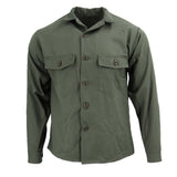 Long Sleeve Cotton Sateen Fatigue Shirt, 14.5