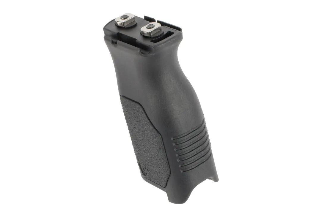 Strike Industries Angled Vertical Grip Long in Black showing cable-management details