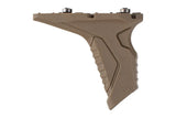 Strike Industries LINK Angled Handstop with Cable Management in FDE, detail view