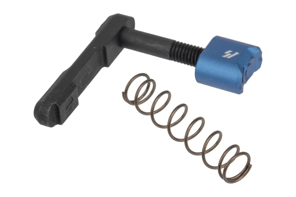 Strike Industries AR-15 Billet Magazine Catch Assembly in Blue, alternate view 4