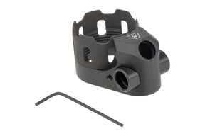 Strike Industries TRIBUS Enhanced Castle Nut and End Plate V2 in Black