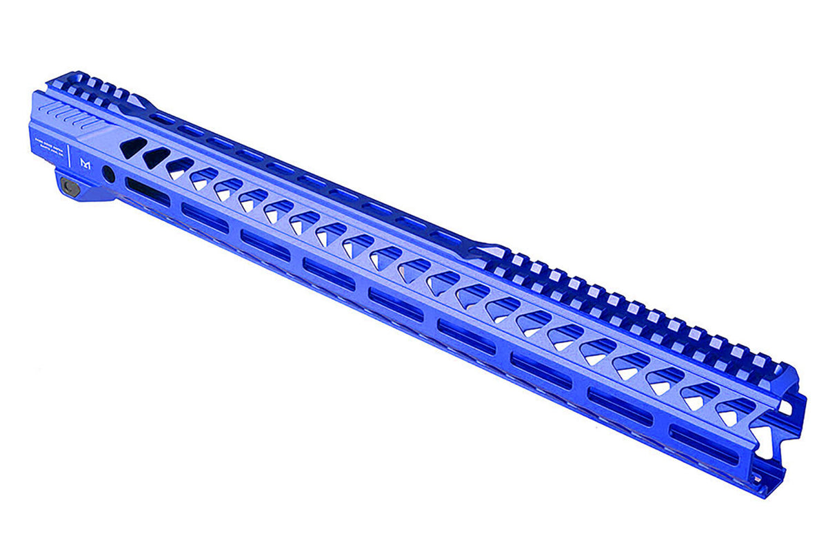 Strike Industries Strike Rail M-LOK AR-15 Handguard in Blue, alternate view 28