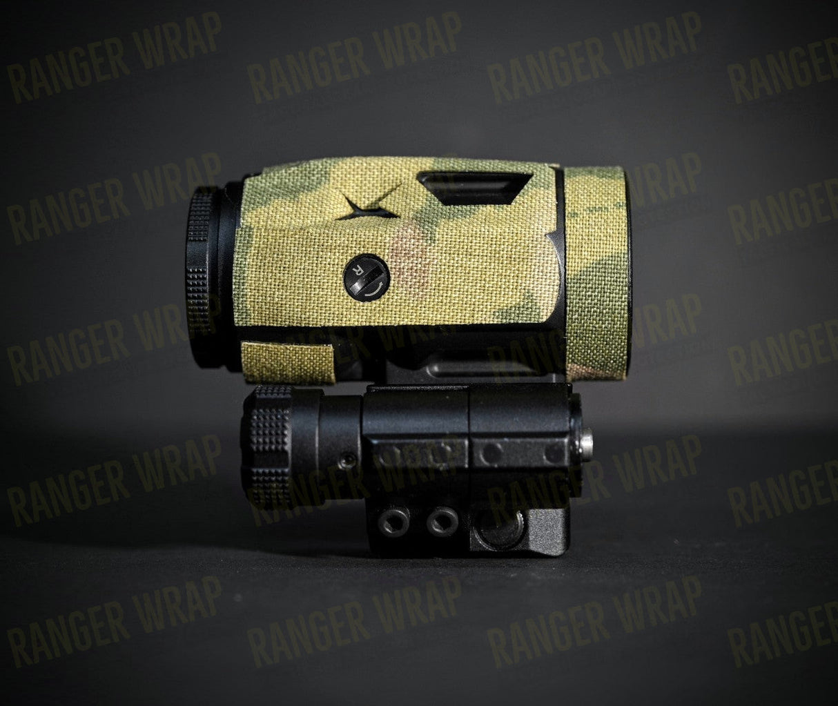 Sig Sauer JULIET3-MICRO 3X Magnifier - Optic Wrap in Cordura Fabric in Black Multicam, alternate view 3