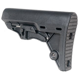 Davidson Defense AR-15 Scout Stock rear view — textured rubber buttpad and milspec buffer tube fit