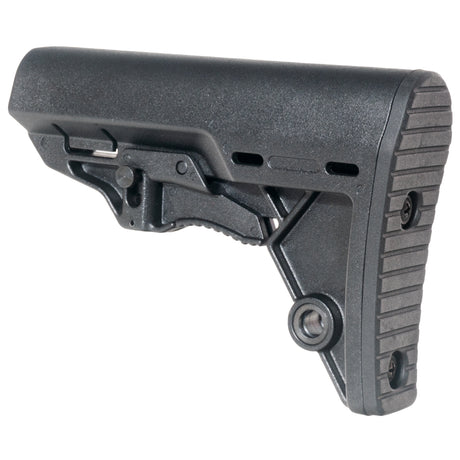 Davidson Defense AR-15 Scout Stock rear view — textured rubber buttpad and milspec buffer tube fit