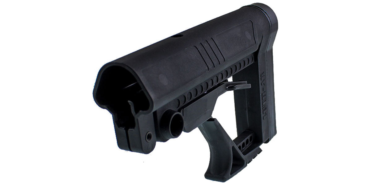 Luth-AR MBA-5 Adjustable Stock — Mil-Spec Buffer Tube — Black