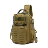 Raven Supply Military Tactical Sling Bag in Brown, alternate view 7