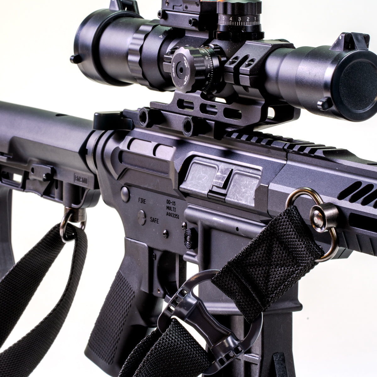JE Machine Quick Adjust Two-Point Sling with QD Swivels, alternate view 4
