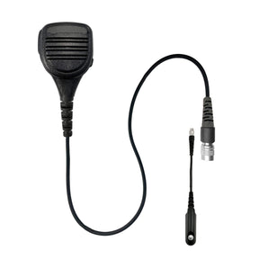 Micrófono de mano con altavoz y cable recto con conector de desconexión rápida (Hirose) - BaoFeng: UV9G, UV9R, UV9R Plus, UV9R Pro, BF-A58, BF-558, BF-N9, UV-XR, GT-3WP, BF-9700, UV-5S, BF-R760, UV-82WP
