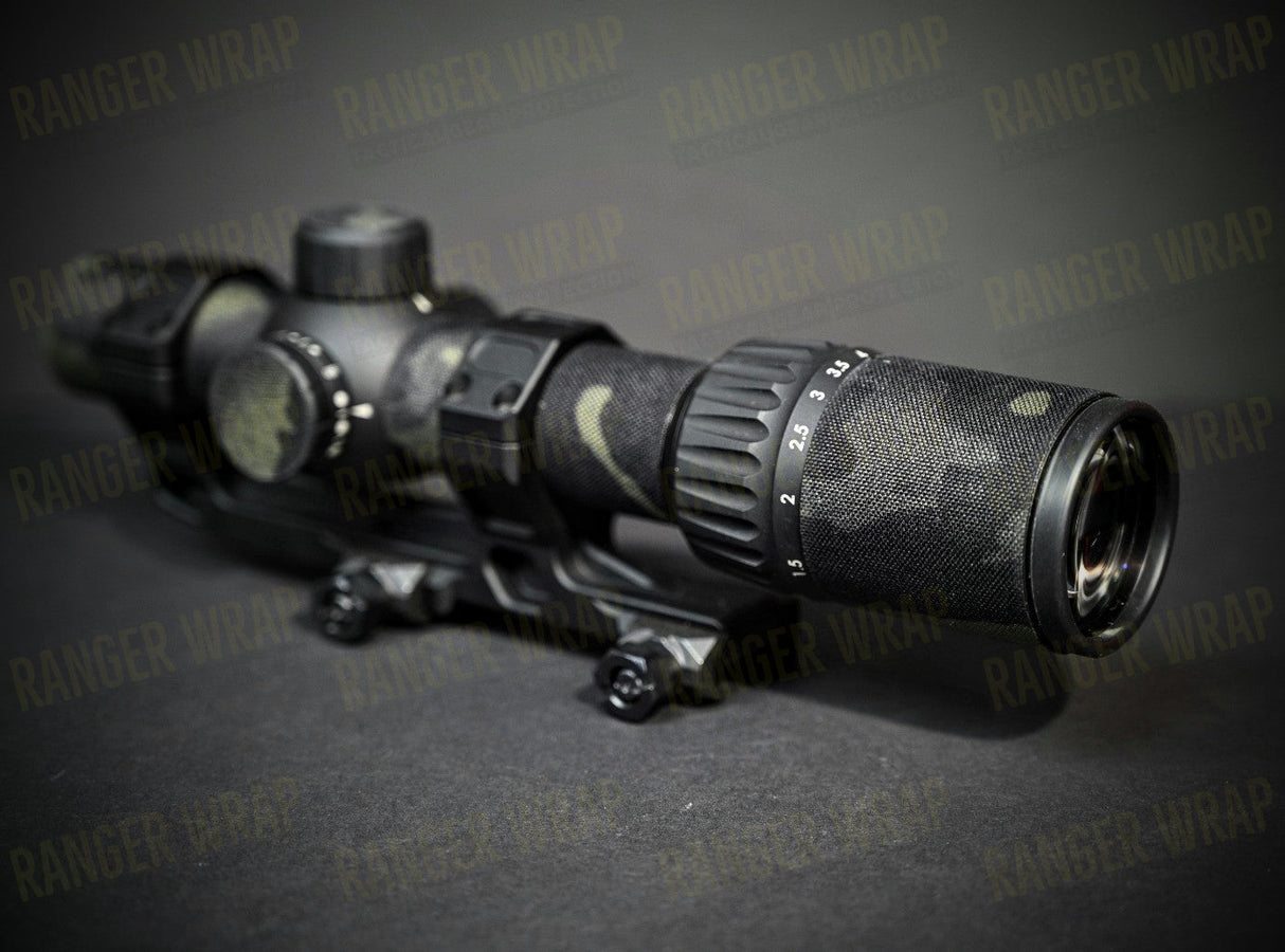 Steiner PX4i 1-4 LPVO - Optic Wrap in Cordura Fabric in Desert Tiger Stripe, alternate view 2