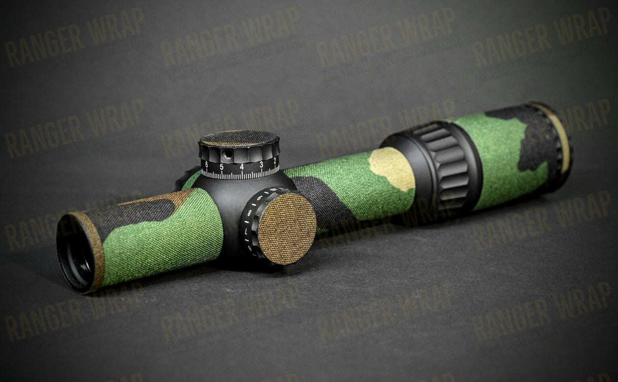Steiner TX6i 1-6 LPVO - Optic Wrap in Cordura Fabric in Desert Tiger Stripe, alternate view 2
