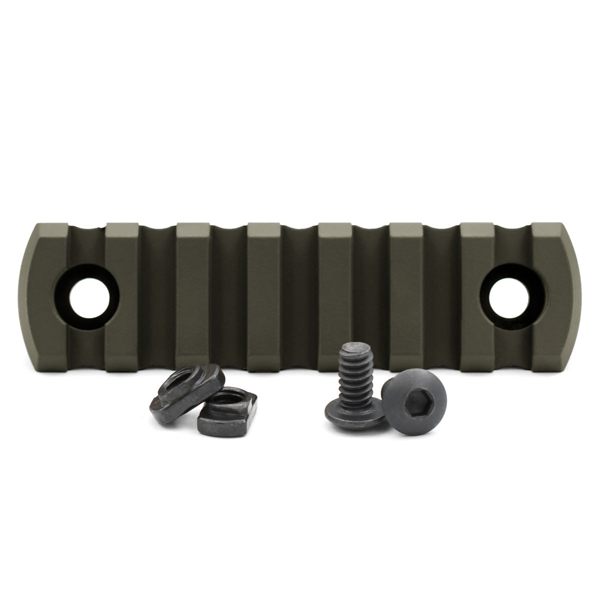 STNGR M-LOK Picatinny Rail Sections - 3, 5, and 7 Slots in OD Green, alternate view 11
