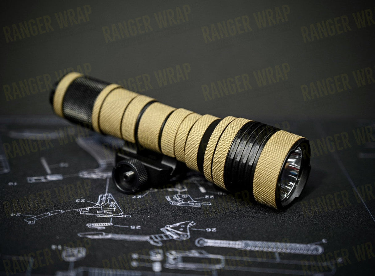 Streamlight PROTAC Rail Mount HL-X - Weapon Light Wrap in Cordura Fabric in Desert Tiger Stripe, alternate view 2