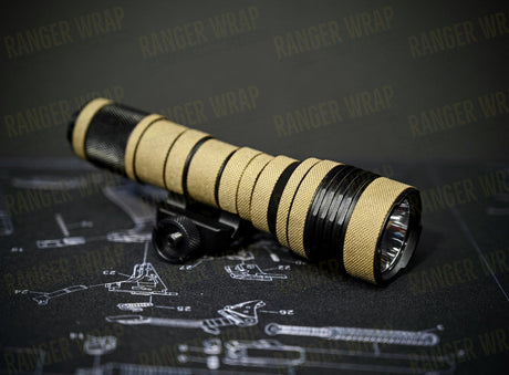 Streamlight PROTAC Rail Mount HL-X - Weapon Light Wrap in Cordura Fabric in Desert Tiger Stripe, alternate view 2
