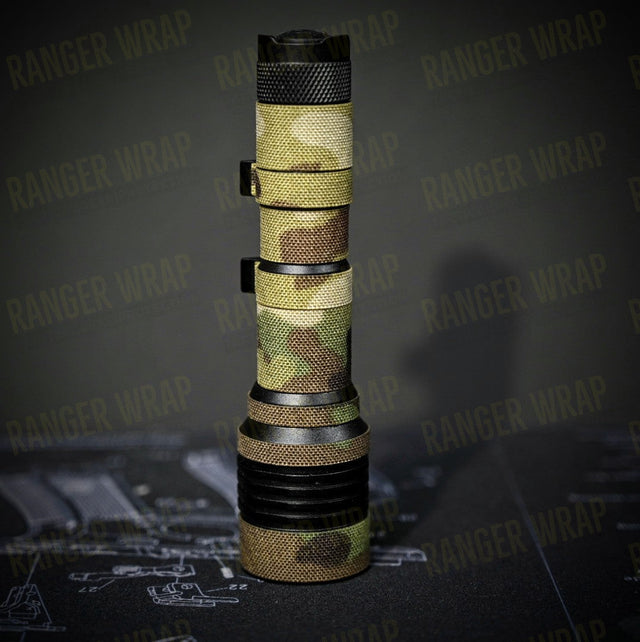 Streamlight Rail Mount 1 & 2 - Weapon Light Wrap in Cordura Fabric in Multicam