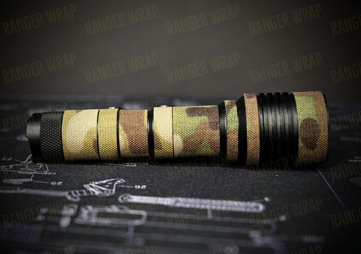 Streamlight Rail Mount 1 & 2 - Weapon Light Wrap in Cordura Fabric in Desert Night Camo (DNC), alternate view 3