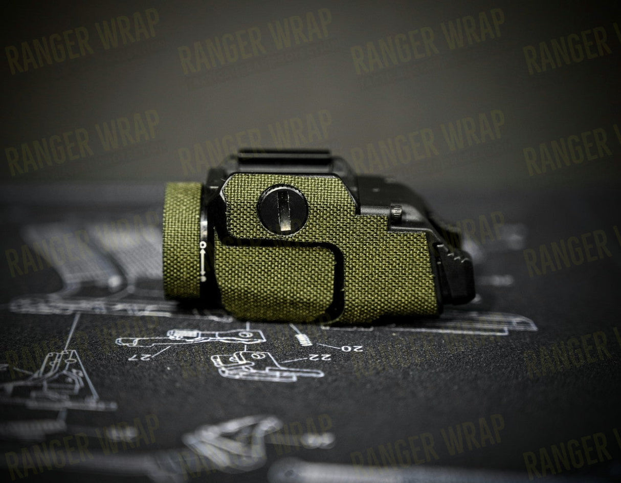 Streamlight TLR7A/TLR7X - Weapon Light Wrap in Cordura Fabric in Desert Tiger Stripe, alternate view 2
