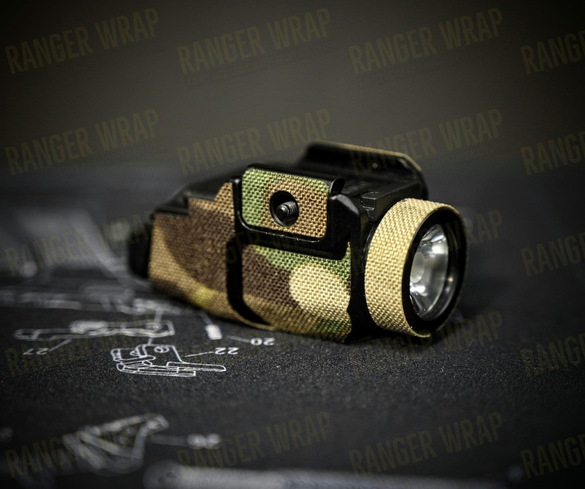 Streamlight TLR7A/TLR7X - Weapon Light Wrap in Cordura Fabric in Woodland Camo (M81), alternate view 6