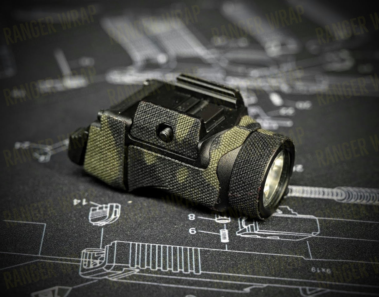 Streamlight TLR7 Sub - Weapon Light Wrap in Cordura Fabric in Black Multicam, alternate view 3