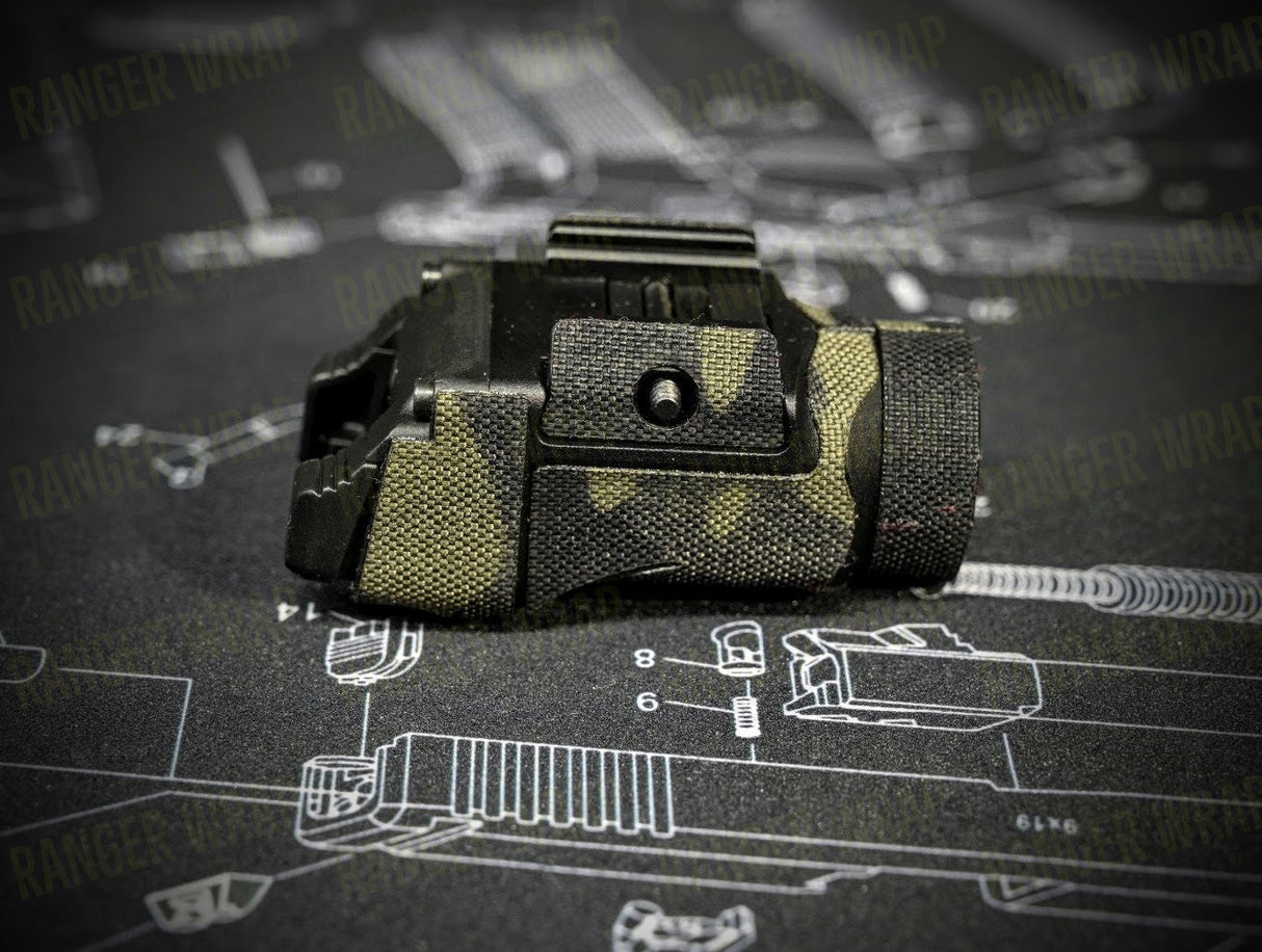 Streamlight TLR7 Sub - Weapon Light Wrap in Cordura Fabric in Arid Multicam, alternate view 4