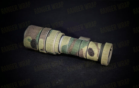 Surefire M340C Mini Scout Pro - Weapon Light Wrap in Cordura Fabric in Desert Tiger Stripe, alternate view 2