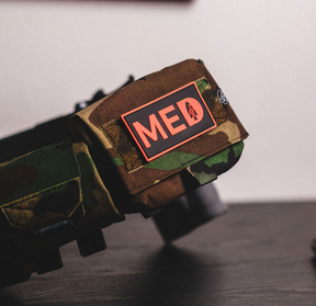 MED Designator PVC Patch in OD and Black
