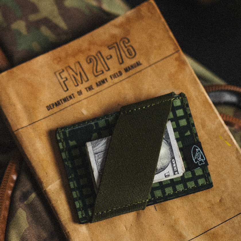 Low Profile Wallet in Multicam Arid, alternate view 2