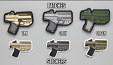 GGH FSC Holster PVC Patch + Sticker
