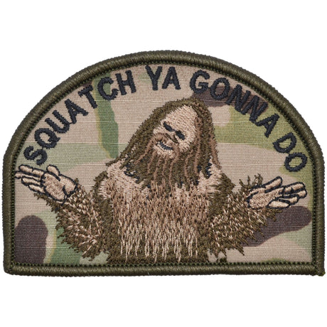 Squatch Ya Gonna Do - 2.75x4 Patch in Coyote Brown, alternate view 2
