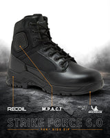 Magnum Strike Force 6 Inch Side-Zip Boot in Black, alternate view 10