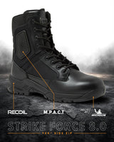 STRIKE FORCE 8" Boot SZ in Black, alternate view 9