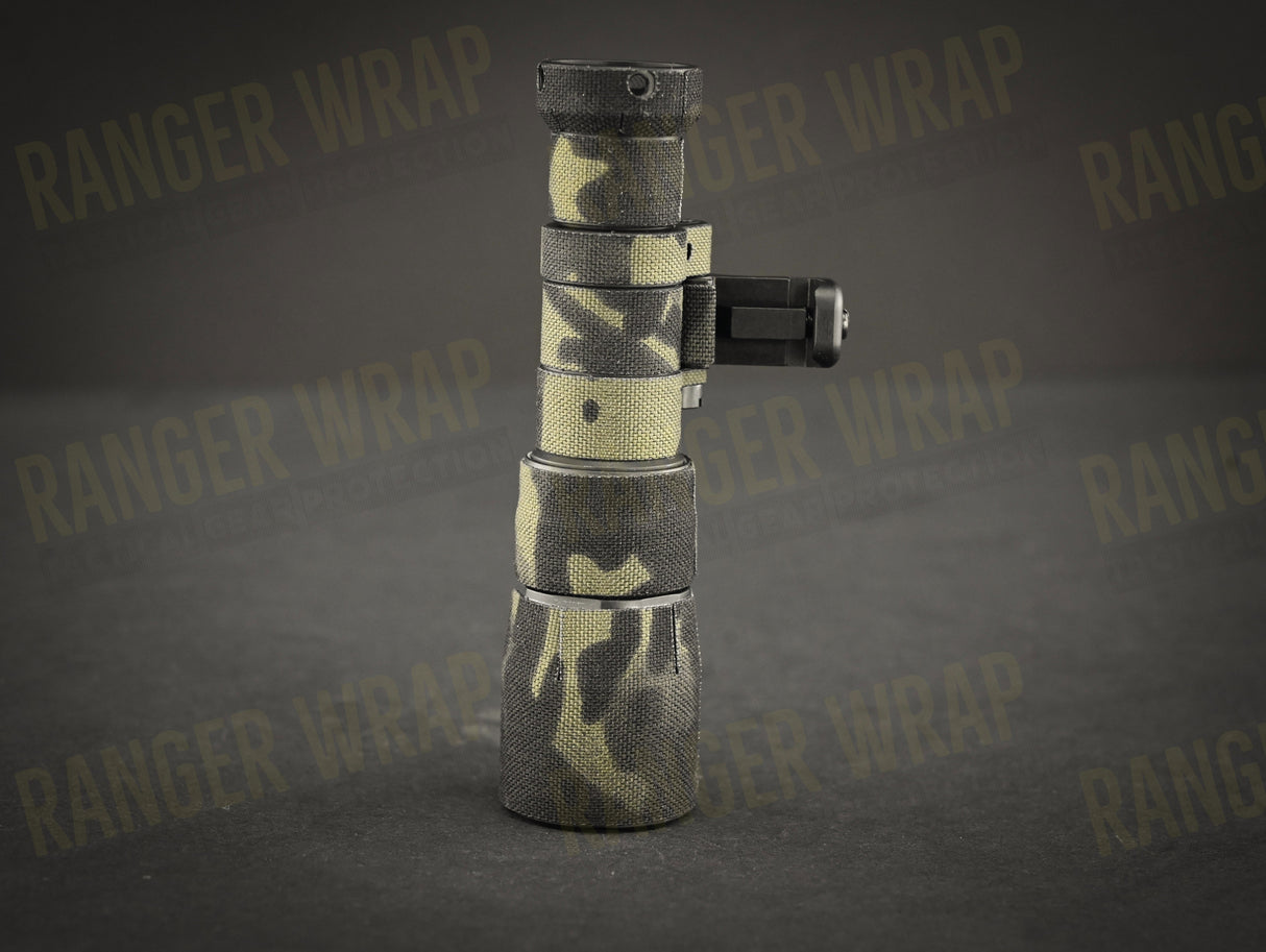 Surefire M340DFT Mini Scout Light Pro Turbo - Weapon Light Wrap in Cordura Fabric in Woodland Camo (M81), alternate view 7