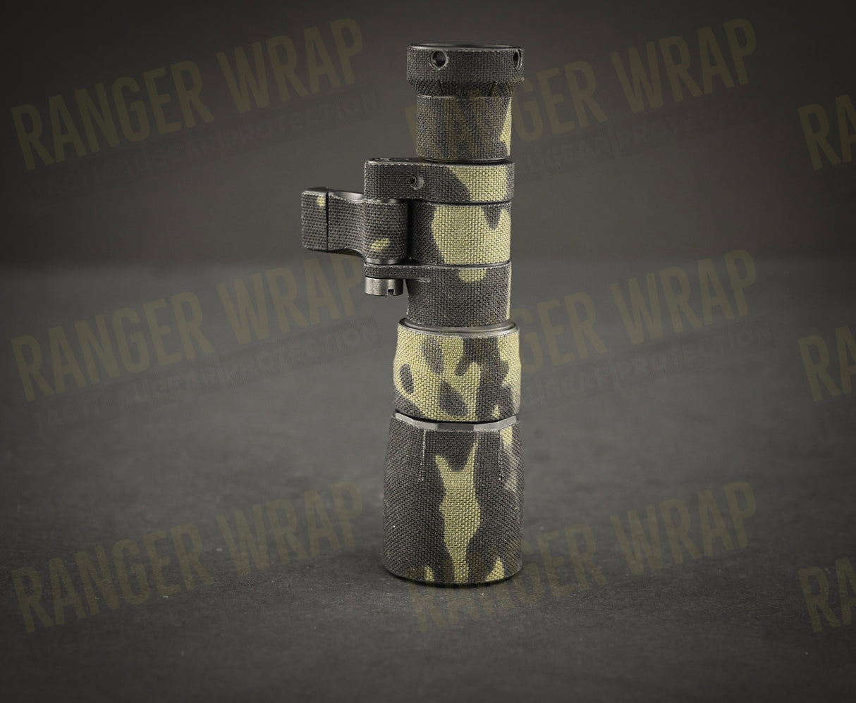 Surefire M340DFT Mini Scout Light Pro Turbo - Weapon Light Wrap in Cordura Fabric in Wolf Gray, alternate view 8