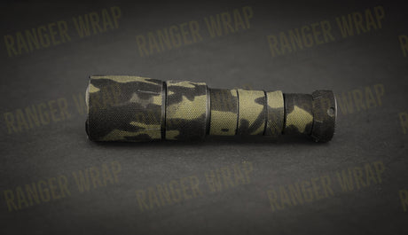 Surefire M340DFT Mini Scout Light Pro Turbo - Weapon Light Wrap in Cordura Fabric in Desert Tiger Stripe, alternate view 2