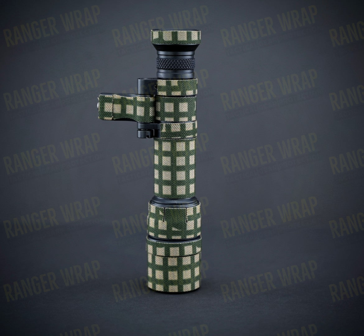 Surefire M640DF Scout Light Pro - Weapon Light Wrap in Cordura Fabric in Desert Tiger Stripe, alternate view 2