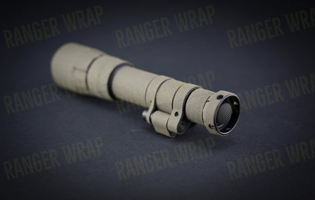 Surefire M640DFT Scout Light Pro Turbo - Weapon Light Wrap in Cordura Fabric in Desert Tiger Stripe, alternate view 2