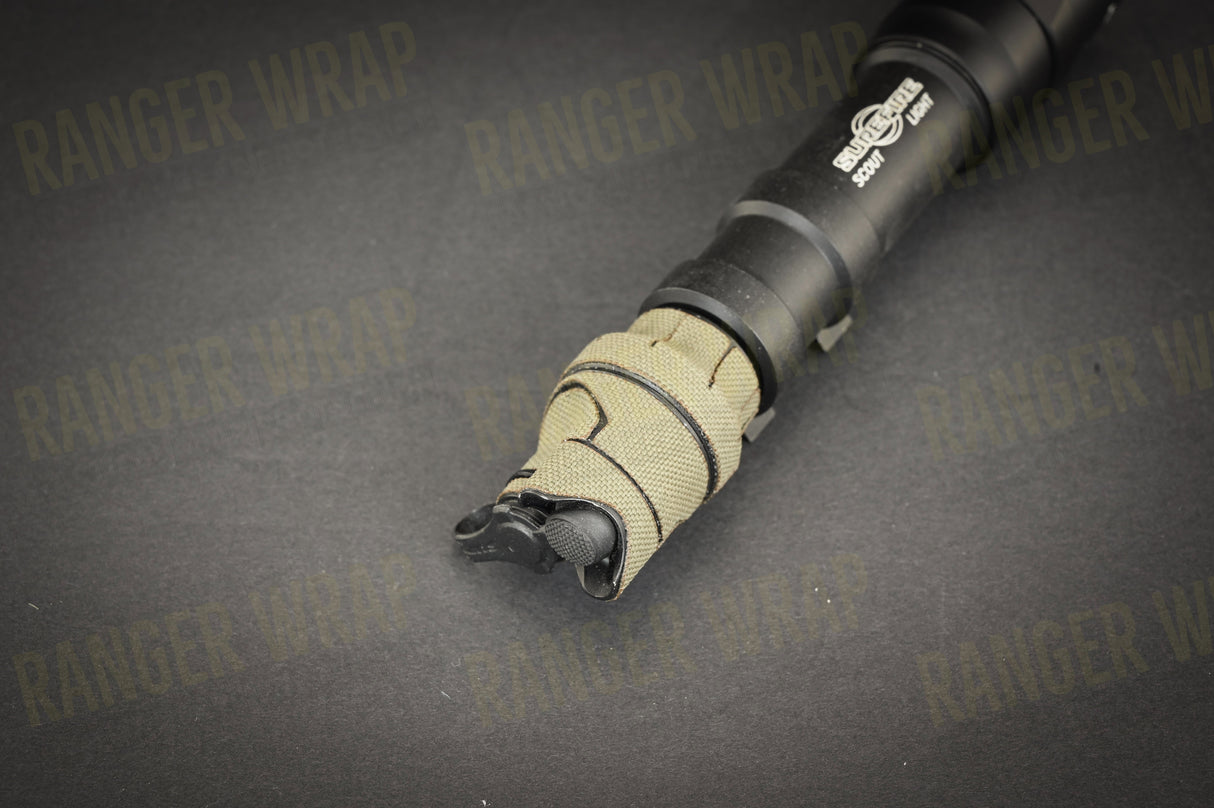 Surefire DS07 Dual Switch Tail Cap - Wrap in Cordura Fabric in Flat Dark Earth (Tan), alternate view 12