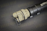 Surefire DS07 Dual Switch Tail Cap - Wrap in Cordura Fabric in Desert Tiger Stripe, alternate view 2