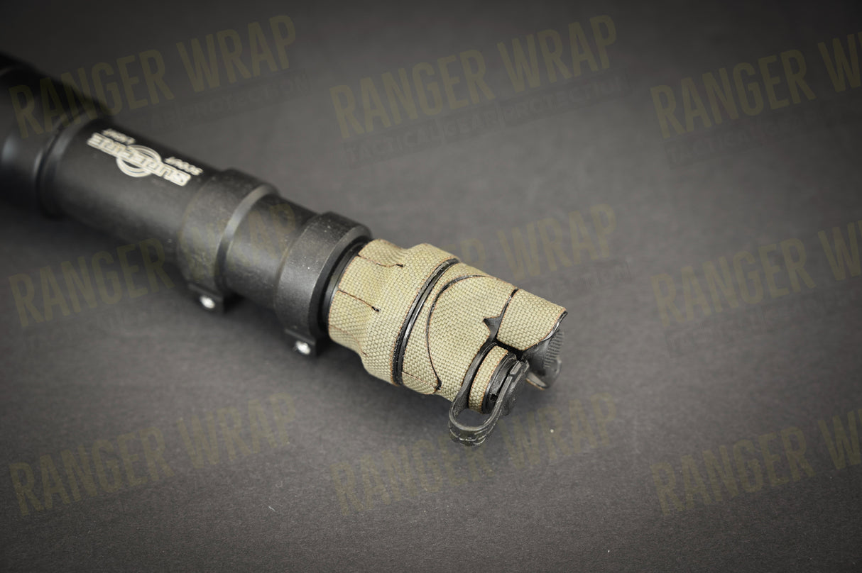 Surefire DS07 Dual Switch Tail Cap - Wrap in Cordura Fabric in Black Multicam, alternate view 4