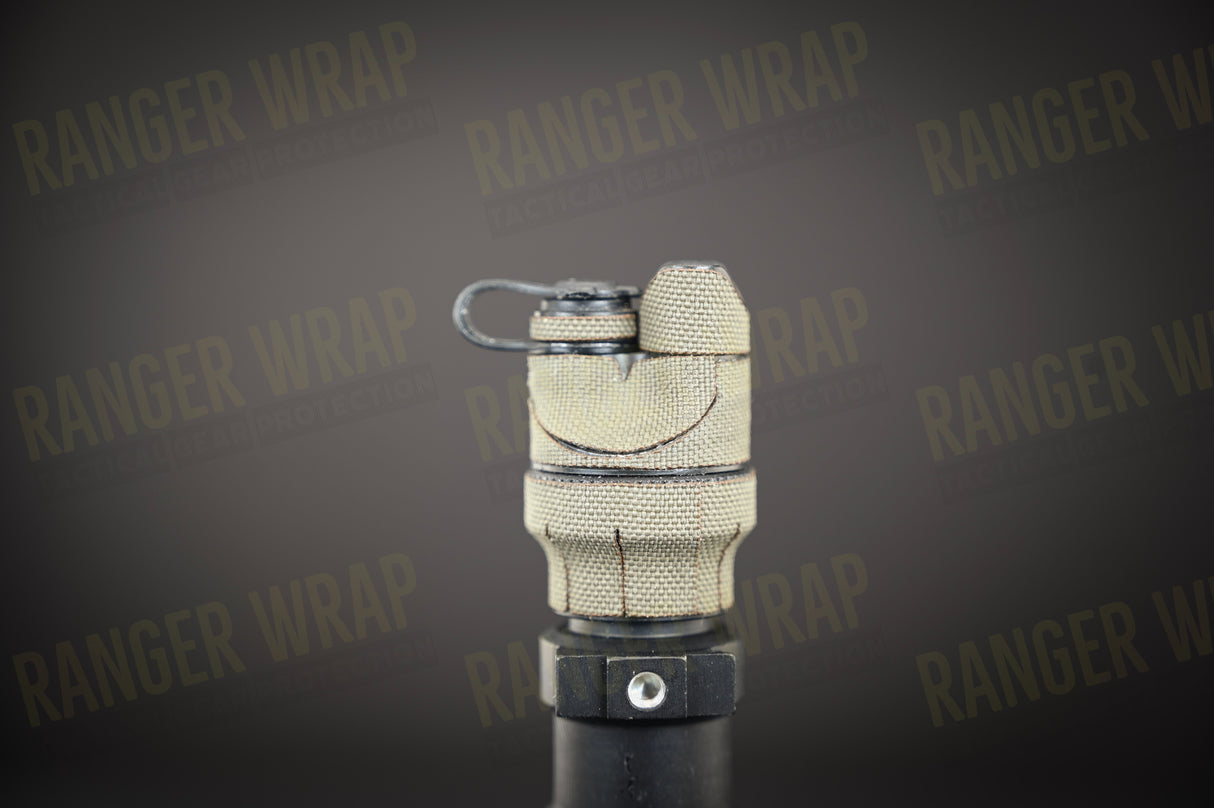 Surefire DS07 Dual Switch Tail Cap - Wrap in Cordura Fabric in Woodland Camo (M81), alternate view 7