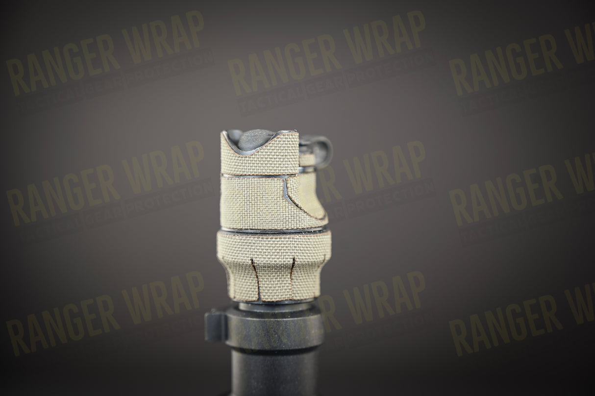 Surefire DS07 Dual Switch Tail Cap - Wrap in Cordura Fabric in Wolf Gray, alternate view 8
