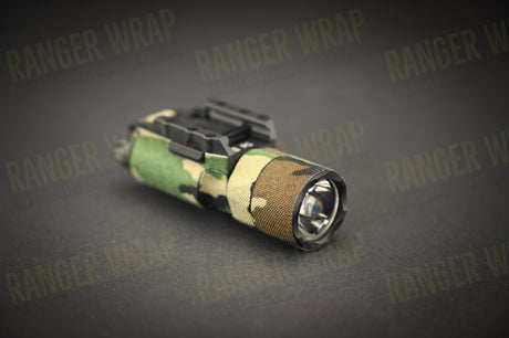 Surefire X300U-A - Weapon Light Wrap in Cordura Fabric in Desert Tiger Stripe, alternate view 2
