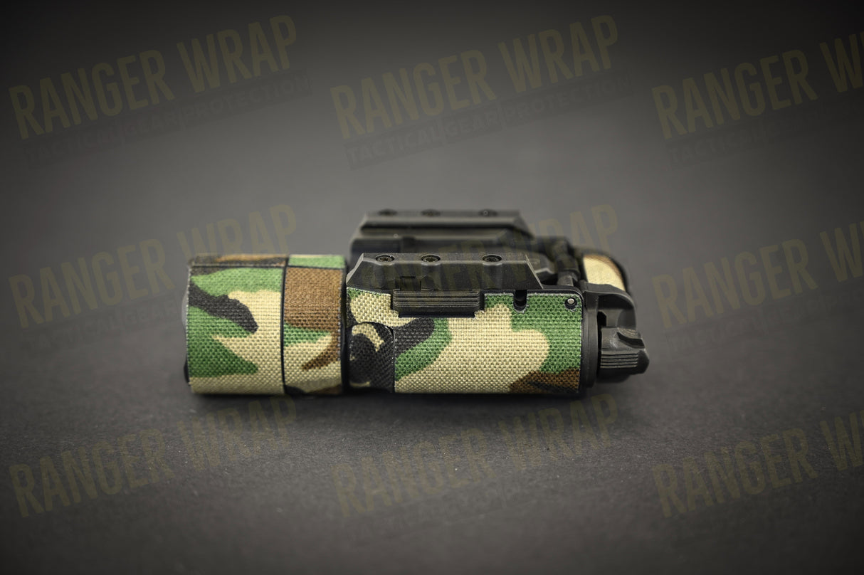 Surefire X300U-A - Weapon Light Wrap in Cordura Fabric in Arid Multicam, alternate view 4