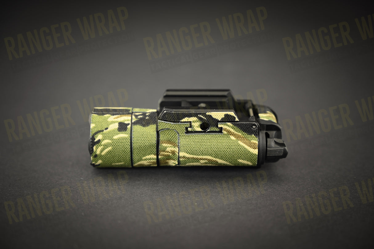 Surefire X300U-B - Weapon Light Wrap in Cordura Fabric in Desert Tiger Stripe, alternate view 2