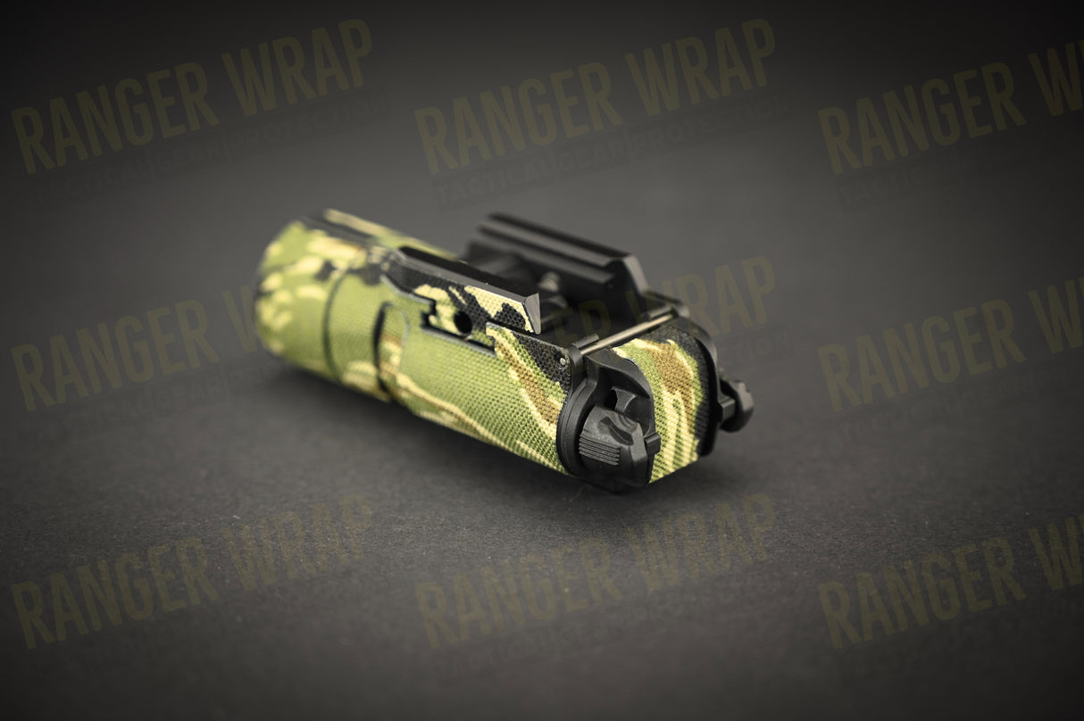 Surefire X300U-B - Weapon Light Wrap in Cordura Fabric in Vietnam Tiger Stripe, alternate view 3