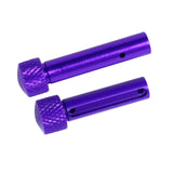 Guntec AR-15 Extended Takedown Pin Set Gen 2 in Royal Purple