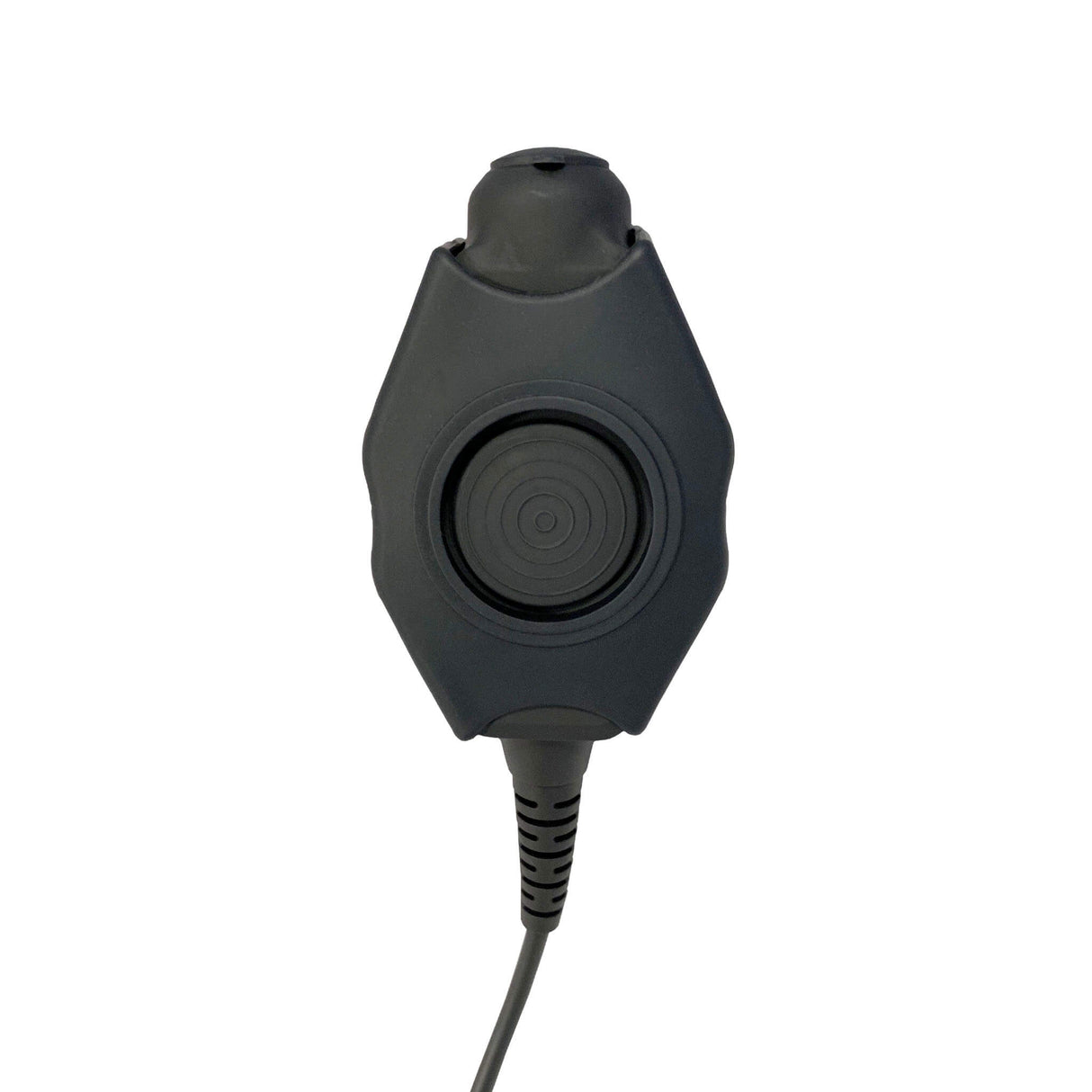 Tactical Radio Adapter/PTT for Headset(w/ Electret Mic): US/Civilian/"Peltor" Wiring, Select ComTac III, XPI Models & Select Helicopter Headsets - 2 Pin Kenwood, Baofeng, BTECH, Rugged Radios, TYT, AnyTone, Alinco, Relm/BK Radio, Wouxon, Retevis & More